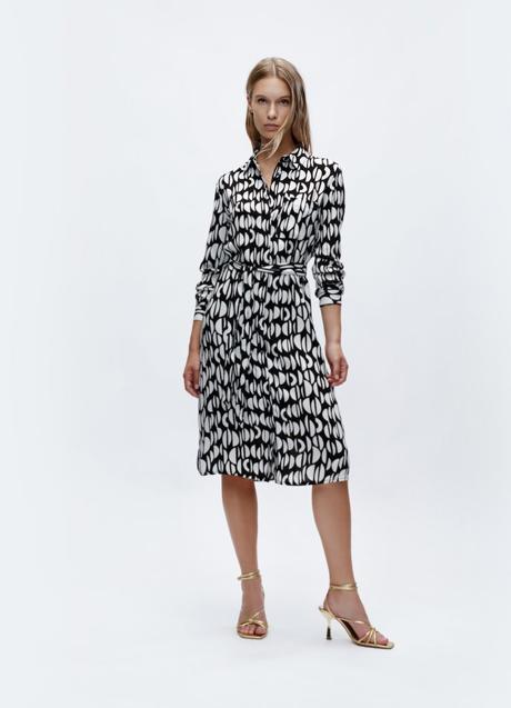 Imagen - El vestido camsiero estampado de Lefties.