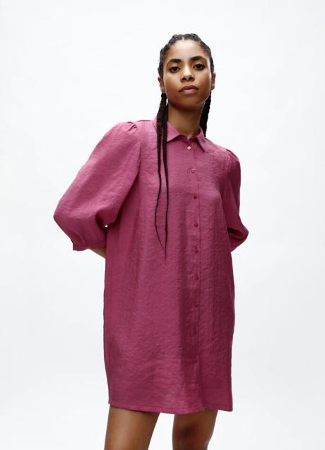 Imagen - El vestido camisero rosa.