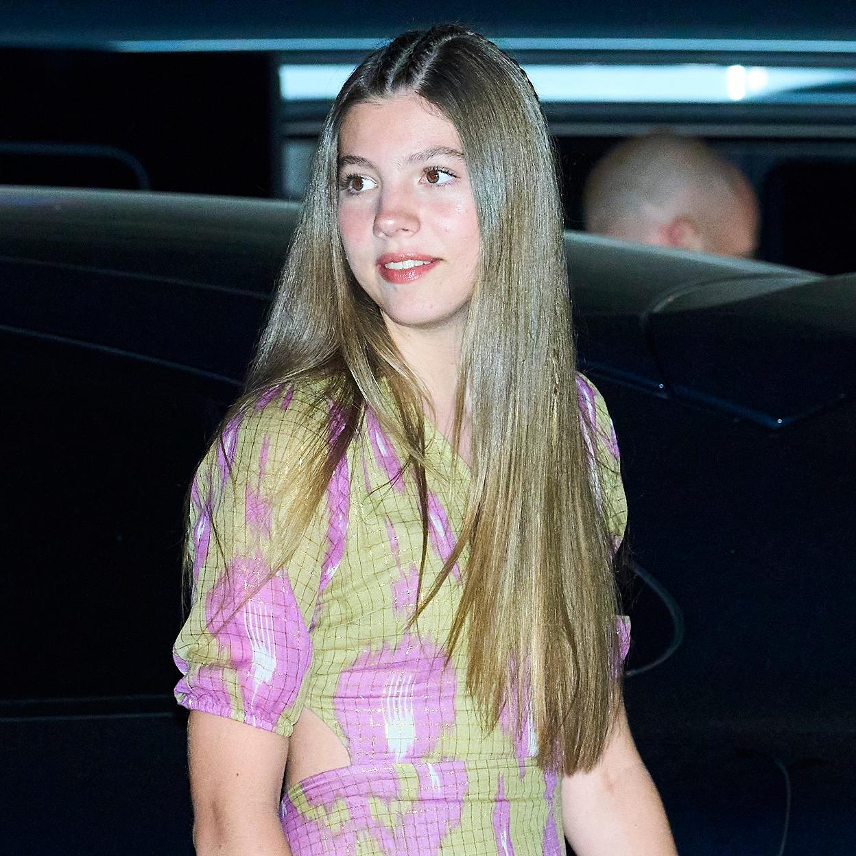 La infanta Sofía en una foto de las vacaciones en Mallorca.