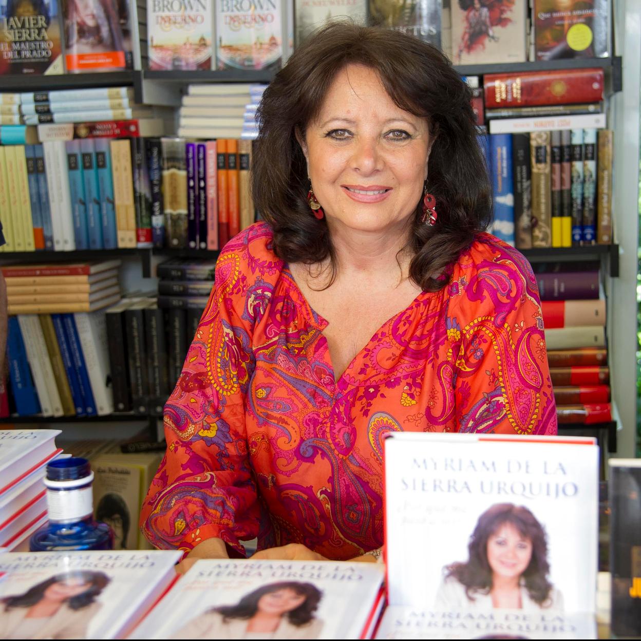 Miriam de la Sierra, hija de los marqueses de Urquijo, durante la presentación. 