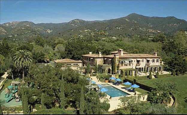 La mansión de Montecito donde viven los Sussex.