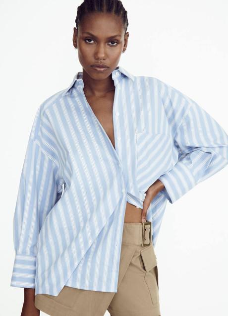 Imagen - Camisa azul a rayas