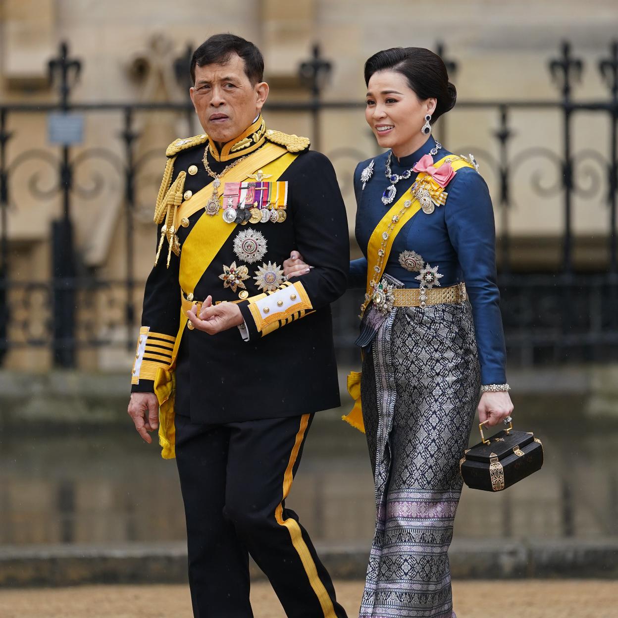 Rey Rama X y la reina Suthida de Tailandia