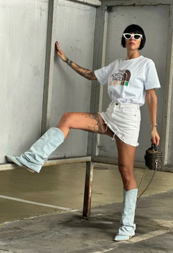 Imagen secundaria 2 - Los looks con las botas de Bershka que arrasan en Instagram.