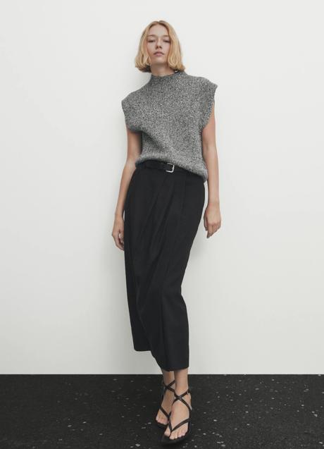 Imagen - Chaleco de punto de Massimo Dutti (49,99 euros)