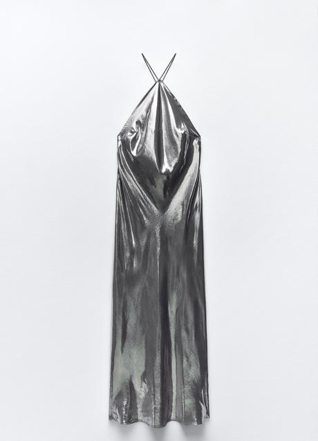 Imagen - Vestido plateado de Zara (39,99 euros)