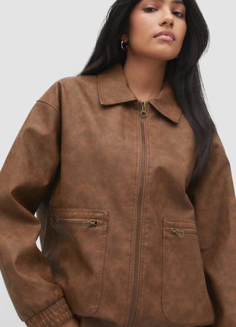 Imagen - Cazadora efecto piel oversize
