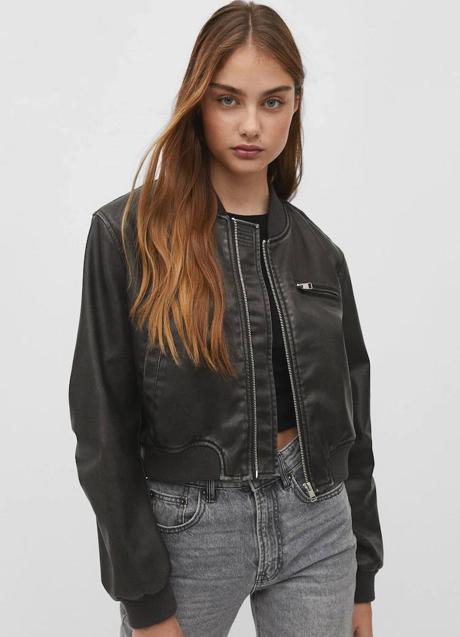 Imagen - Bomber efecto piel