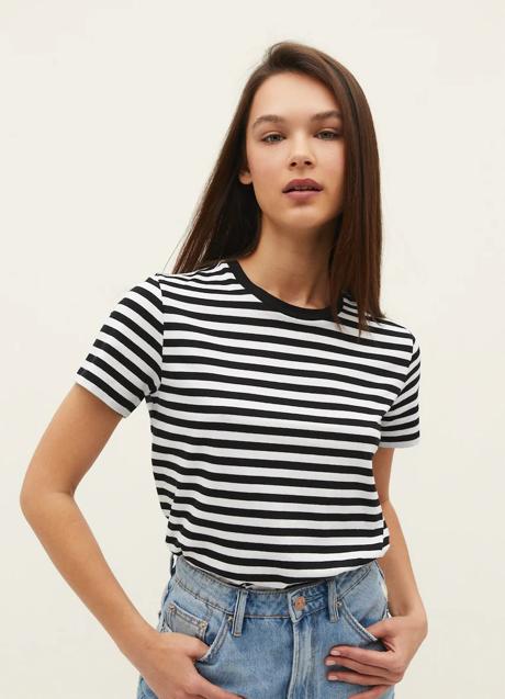 Imagen - Camiseta de rayas de Stradivarius, 5,99 euros.