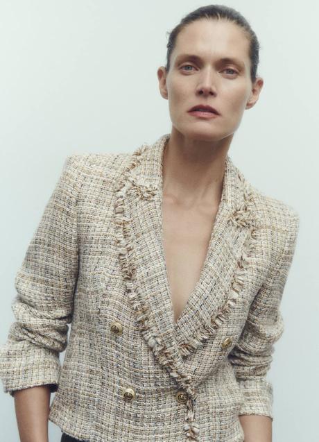 Imagen - Blazer de tweed desflecada