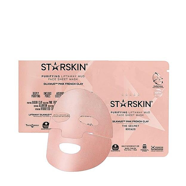Mascarilla purificadora de arcilla francesa rosa Silkmud