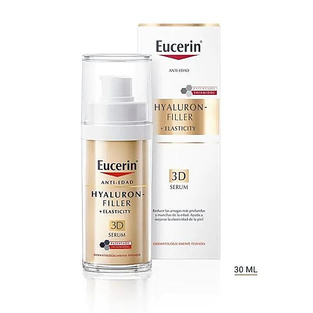 Hyaluron Filler + Elasticity 3D Sérum de Eucerin.