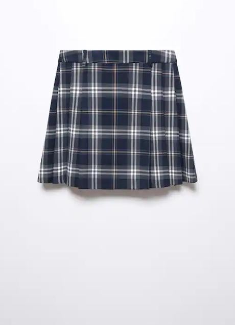 Imagen - Falda con estampado de cuadros de Mango (27,99 euros)