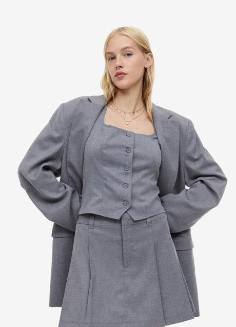 Imagen - Falda de tablas estilo traje