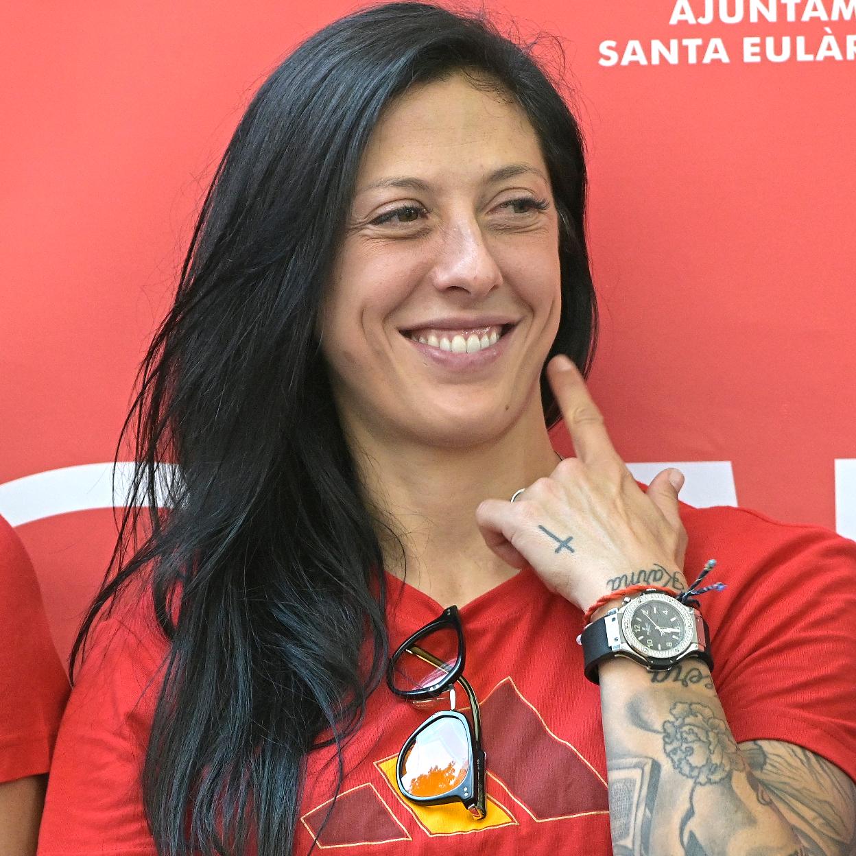 La jugadora de la Selección Femenina de Fútbol Jennifer Hermoso. 