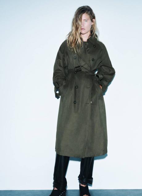 Imagen - Gabardina oversize khaki