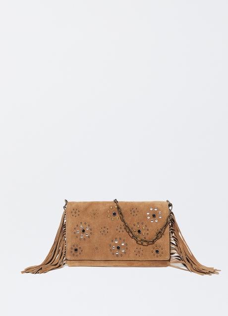 Imagen - Bolso de piel con flecos y tachuelas. Foto: Parfois.