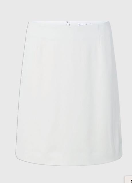 Imagen - Falda blanca midi de Calvin Klein, 59 euros.