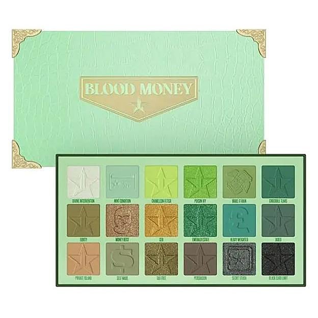 Jeffree Star Cosmetics Paleta de Sombras de ojos Blood Money.