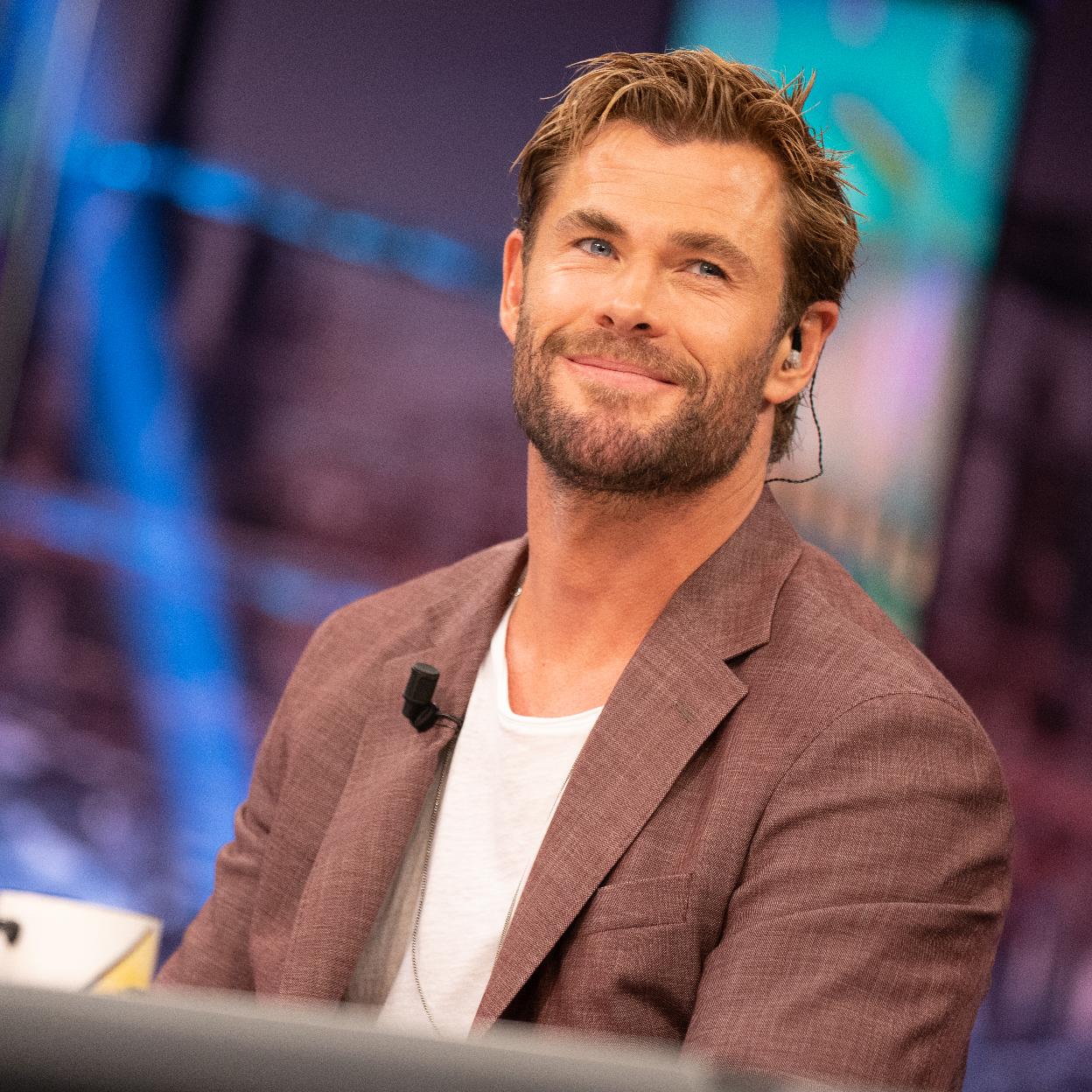 Chris Hemsworth durante su visita a El Hormiguero. 
