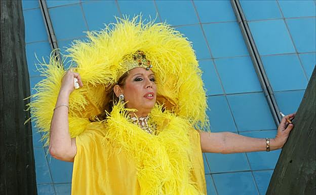 María Jiménez en una de sus reinvenciones artísticas. 