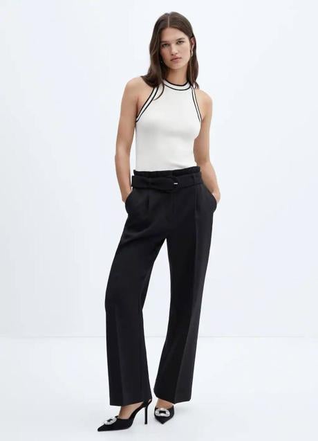 Imagen - Pantalón paperbag negro