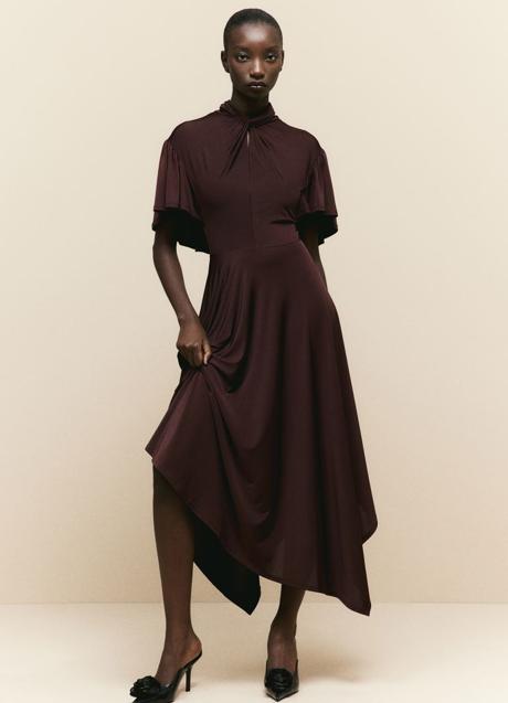 Imagen - Vestido burdeos de H&M (59,99 euros)