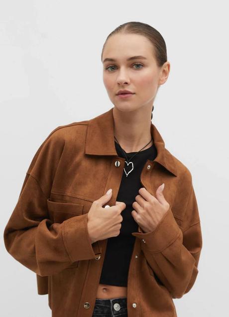 Imagen - Chaqueta de ante cropped