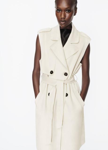 Imagen - Chaleco de vestir largo estilo trench