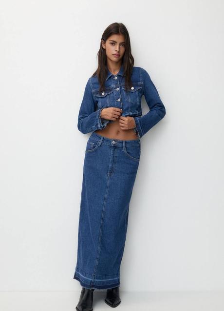 Imagen - Falda denim elástica