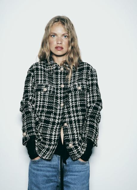 Imagen - Chaqueta de cuadros de Zara (49,99 euros)