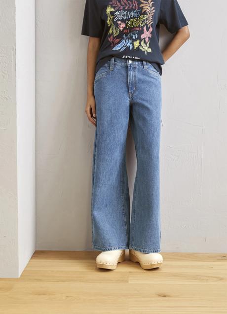 Imagen - Jeans wide leg de Pull&Bear, 27,99 euros.