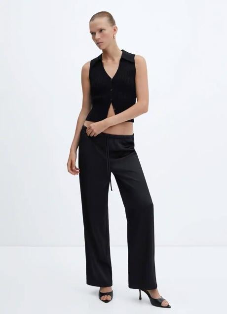 Imagen - Pantalón negro satinado