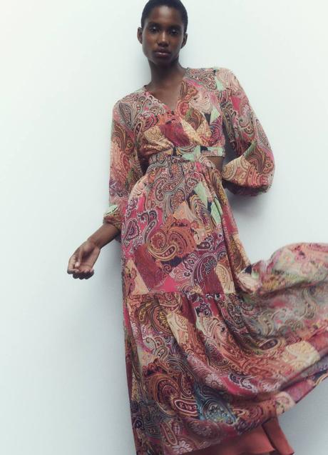 Imagen - Vestido midi setentero paisley