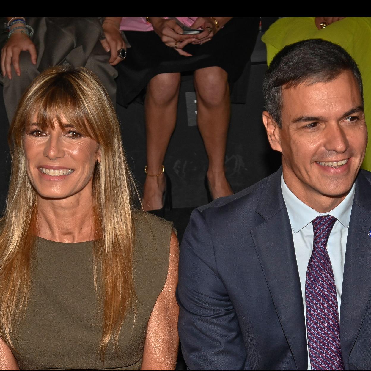 Begoña Gómez y Pedro Sánchez en Ifema.