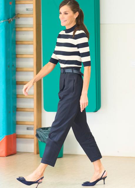 Imagen - La reina Leizia con unos zapatos bajos de estilo kitten heel. / LIMITED PICTURES