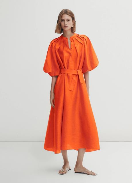 Imagen - Vestido naranja de Massimo Dutti (149 euros)