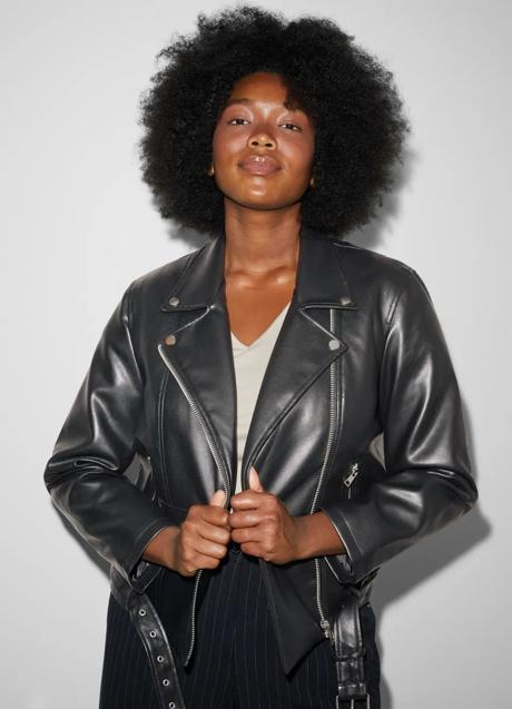 Imagen - Chaqueta biker de polipiel de C&A, 39,99 euros.