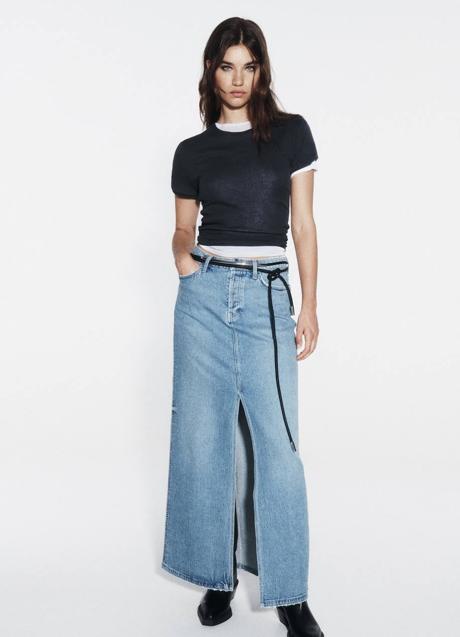 Imagen - Falda larga denim