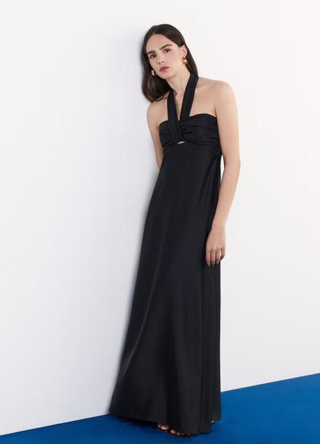 Imagen - vestido negro de invitada de Tintoretto. Foto: El Corte Inglés.