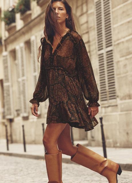 Imagen - Vestido con estampado de volantes de Zara (29,95 euros)