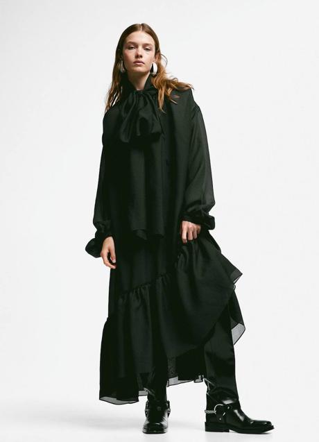 Imagen - MAxi vestido negro vaporoso