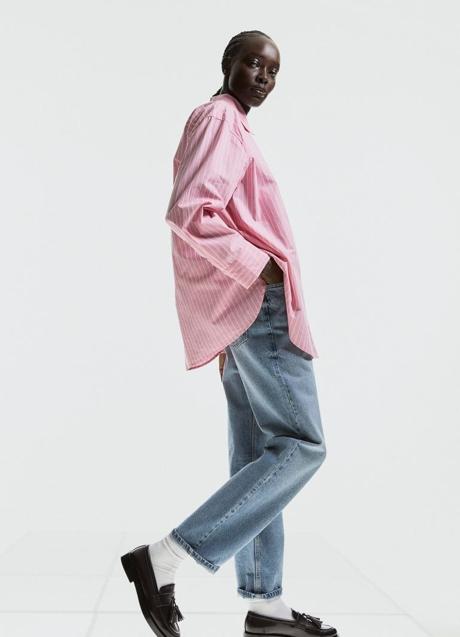 Imagen - Camisa de rayas rosas de H&M, 19,99 euros.