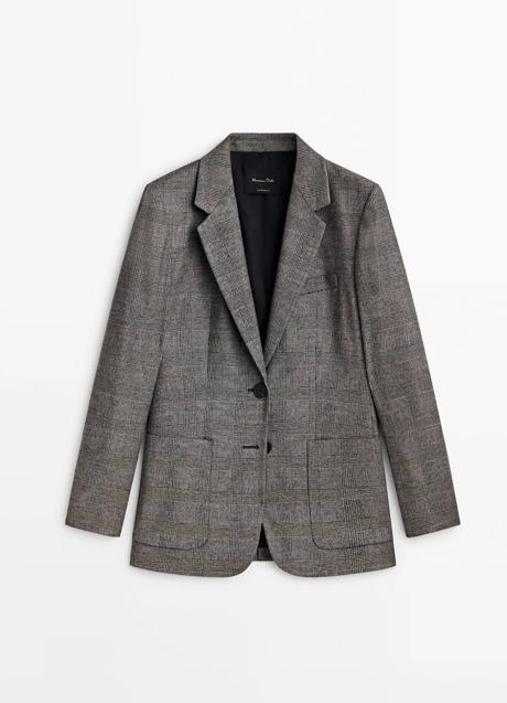 Imagen - Americana con estampado de cuadros de Massimo Dutti (149 euros)