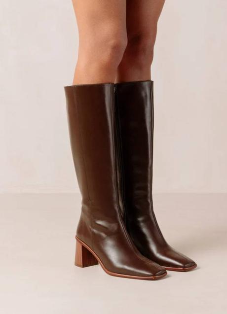 Imagen - Botas de tacón ancho marrón