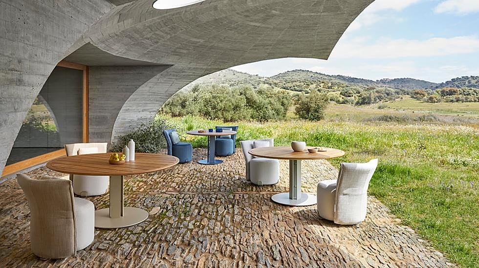 Piezas de la colección Isla para Gandia Blasco