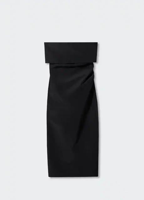 Imagen - Vestido palabra de honor de Mango. Foto: Mango.