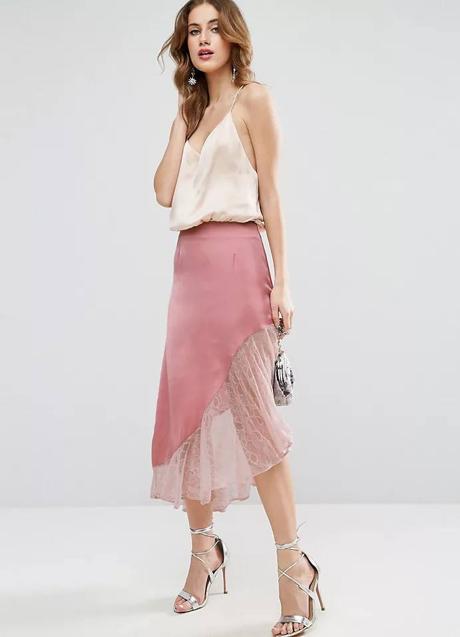 Imagen - Falda lencera romántica