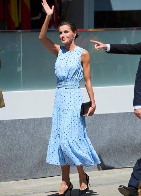 Imagen - La reina Letizia con un vestido de & Me Unlimited. /LIMITED PICTURES