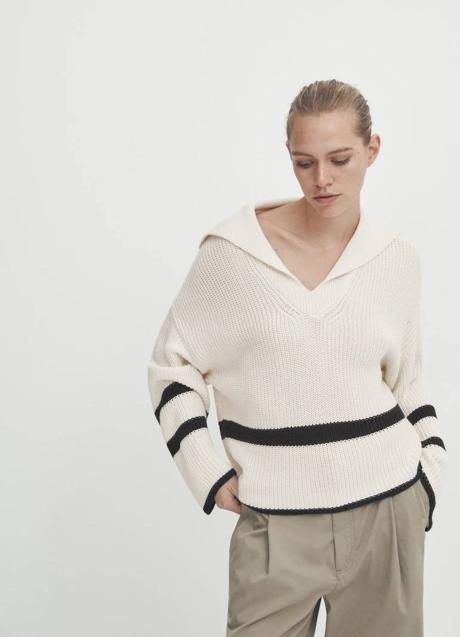 Imagen - Polo de punto bicolor